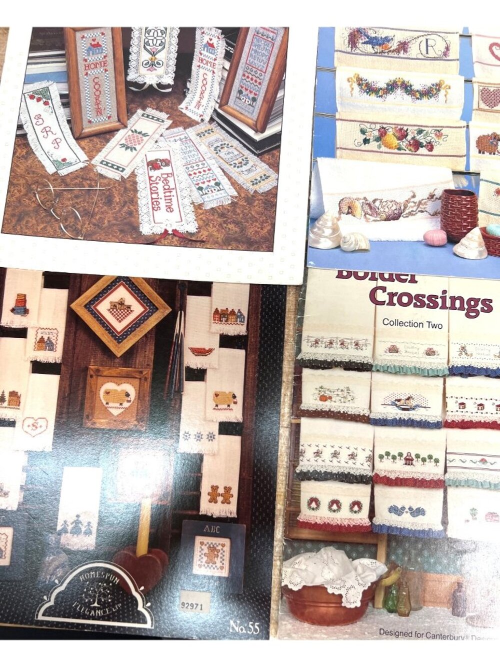 Sam Hawkins Cross Stitch Designs For Towels & Bookmarks Patterns